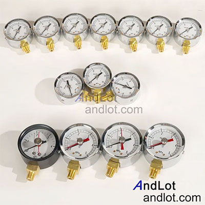 LUBE Pressure gauge-Grease Pressure gauge-Oil Pressure gauge